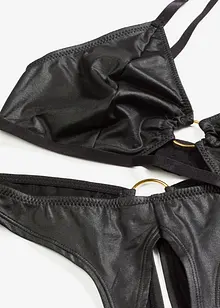 Soutien-gorge bralette et string ouvert (ens. 2 pces), bonprix