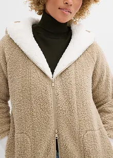 Teddy-Fleece Jacke, bonprix