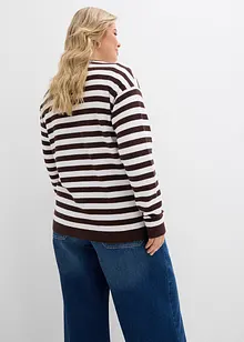 Feinstrickjacke, Rundhals, bonprix