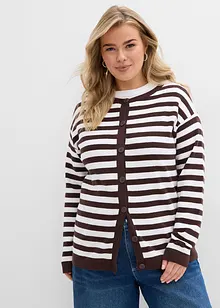 Feinstrickjacke, Rundhals, bonprix