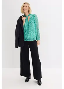 Top manches longues en mesh fin, bonprix