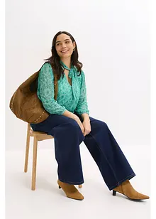 Langarmshirt aus zartem Mesh, bonprix