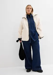 Veste oversize en polaire peluche, bonprix