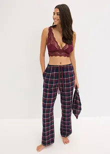 Gewebte Pyjamahose aus Flanell mit Geschenktasche, bonprix