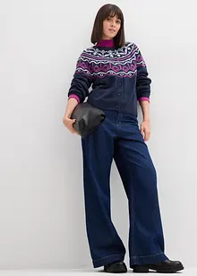 Oversize Norweger-Strickjacke, bonprix