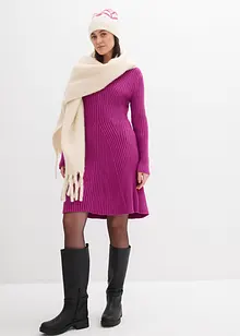 Robe courte en maille douce, bonprix