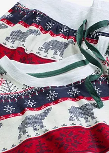 Pyjama en coton doux avec pochette cadeau, bonprix