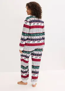 Pyjama en coton doux avec pochette cadeau, bonprix