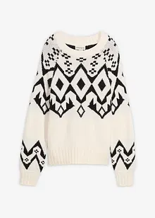 Pull norvégien oversize, bonprix