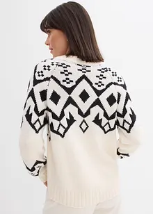 Pull norvégien oversize, bonprix