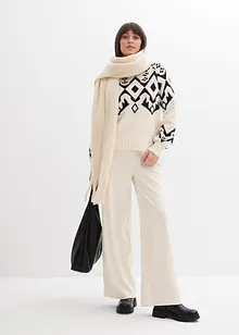 Pull norvégien oversize, bonprix