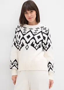 Pull norvégien oversize, bonprix