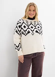 Pull norvégien oversize, bonprix