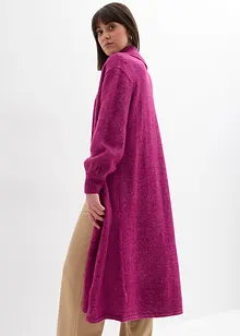 Langer Strickmantel in Hairy Optik, bonprix