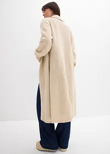 Langer Strickmantel in Hairy Optik, bonprix