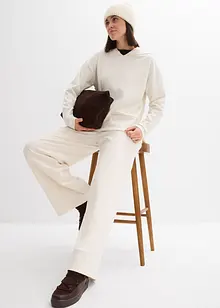 Hoodie aus bequemen Punto di Roma, bonprix