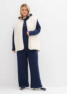 Pantalon large et confortable en Punto di Roma, bonprix