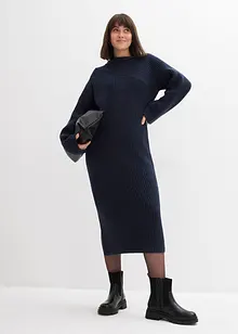 Robe en maille côtelée, bonprix