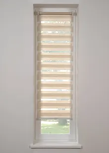 Store double sans chaînette effet lin, bonprix