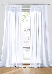 Voilage en batiste finement texturé (1 pce), bonprix