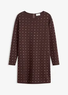 Jerseykleid mit Strass-Applikationen, bonprix