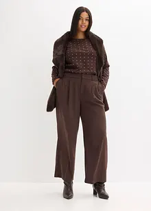 T-shirt manches longues à strass, bonprix