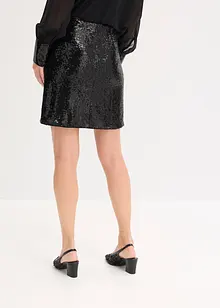 Minirock mit Pailletten, bonprix