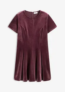 Minikleid aus softem Samt, bonprix