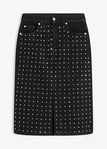 Jeansrock mit Strassapplikation, bonprix