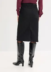 Jeansrock mit Strassapplikation, bonprix