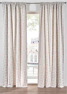 Jacquard Vorhang aus Bio Baumwolle (1er Pack), bonprix