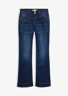 Jean bootcut taille mi-haute, extensible, bonprix