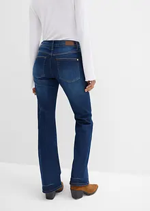 Jean bootcut taille mi-haute, extensible, bonprix