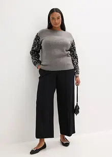 Pull à motif léopard, bonprix