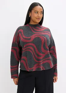 Kuschel-Rippshirt, bonprix