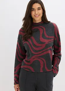 Kuschel-Rippshirt, bonprix