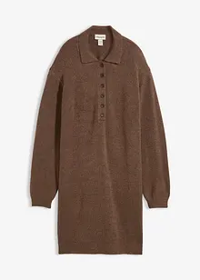 Kurzes Strickkleid mit Knopfleiste, bonprix