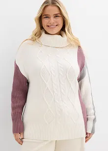 Pull col roulé, bonprix