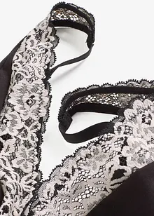 Soutien-gorge bralette orné de dentelle, sans armatures, bonprix