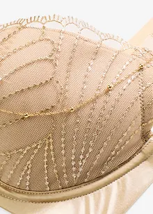 Soutien-gorge à coques et broderie, chaîne amovible, bonprix