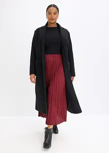 Jupe longue en satin froissé, bonprix