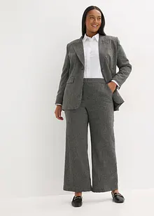 Pantalon bootcut, aspect tweed, bonprix
