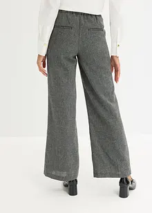 Pantalon bootcut, aspect tweed, bonprix