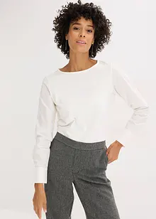 T-shirt à manches longues en popeline, bonprix