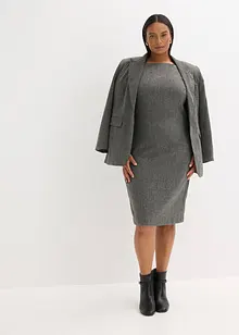 Robe fourreau en Punto di Roma, bonprix