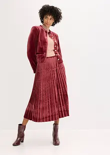 T-shirt col roulé en dentelle, bonprix