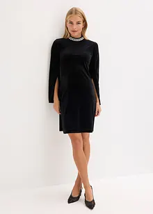 Minikleid aus fließendem Samt, bonprix