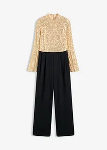 Combinaison en jersey avec haut à sequins, bonprix