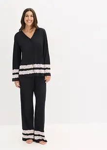 Pyjama en douce viscose mélangée, bonprix