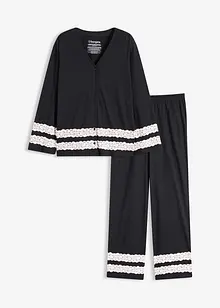 Pyjama en douce viscose mélangée, bonprix